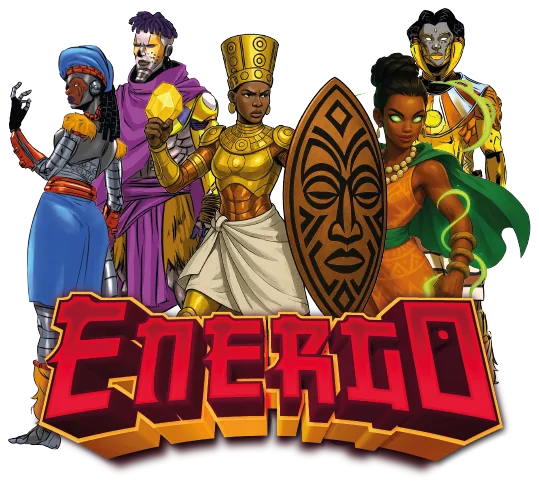 Les cinq Energo Gardiens, héros de la BD ENERGO
